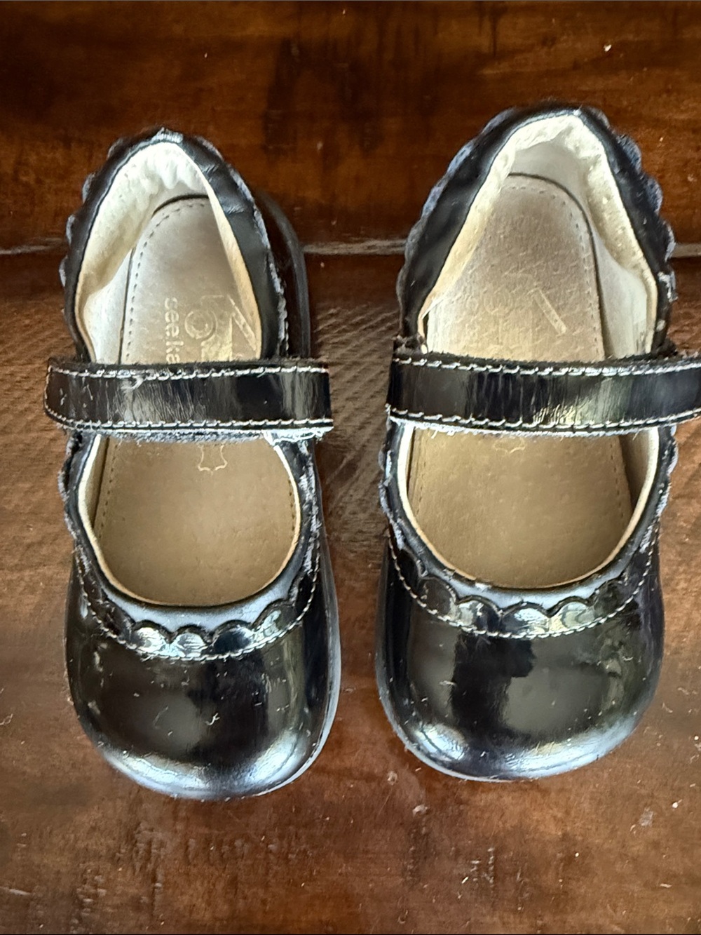 See Kai Run Classic Black Patent Mary Jane Kids Shoes